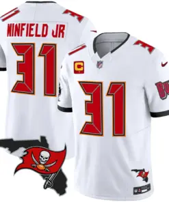 Tampa Bay Buccaneers Nike Florida Patch Vapor Limited Stitched Jersey - Anthracite - Image 27