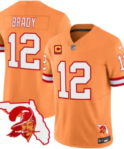 Tampa Bay Buccaneers Nike Florida Patch Vapor Limited Stitched Jersey - Anthracite - Image 36