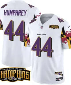 Derrick Henry Baltimore Ravens Nike Maryland Flag Back to Back AFC North Champions Patch Vapor Limited Stitched Jersey - Purple - Image 14