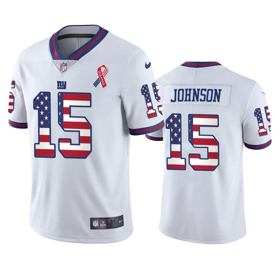 Collin Johnson New York Giants Nike Commemorative Jersey - White