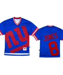 Daniel Jones New York Giants Mitchell & Ness Big Face Jersey - Royal Blue