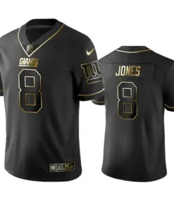 Daniel Jones New York Giants Nike Golden Edition Jersey - Anthracite
