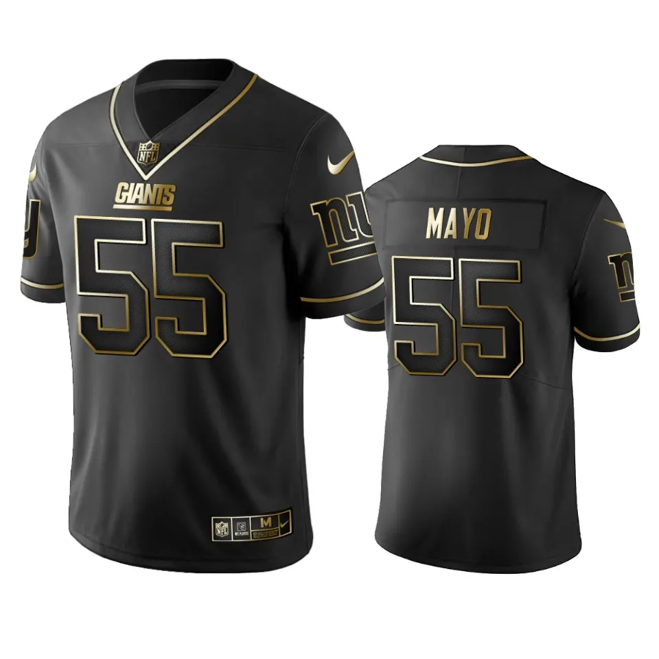 David Mayo New York Giants Nike Golden Edition Vapor Limited Jersey - Black