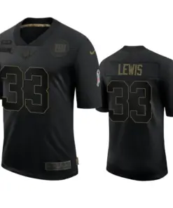 Dion Lewis New York Giants Nike 2020 Salute to Service Limited Jersey - Black