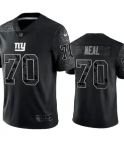 Evan Neal New York Giants Nike RFLCTV Limited Jersey - Black