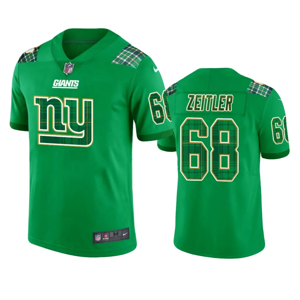 Kevin Zeitler New York Giants Nike St. Patrick's Day Jersey - Kelly Green