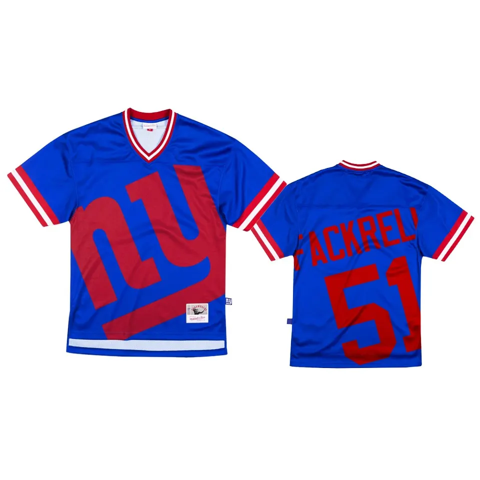 Kyler Fackrell New York Giants Mitchell & Ness Big Face Jersey - Royal Blue