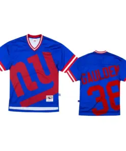 Rashaan Gaulden New York Giants Mitchell & Ness Big Face Jersey - Royal Blue