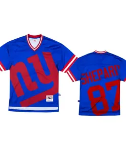 Sterling Shepard New York Giants Mitchell & Ness Big Face Jersey - Royal Blue