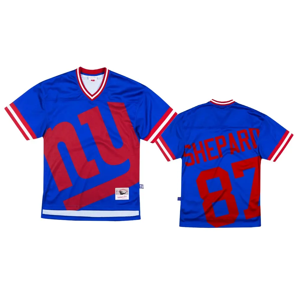 Sterling Shepard New York Giants Mitchell & Ness Big Face Jersey - Royal Blue