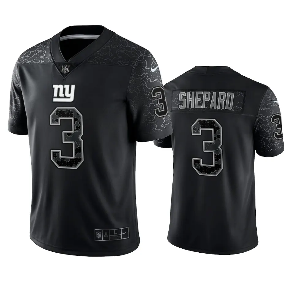 Sterling Shepard New York Giants Nike RFLCTV Limited Jersey - Black