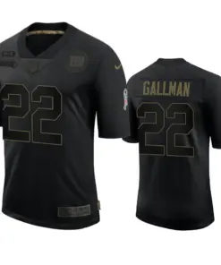 Wayne Gallman New York Giants Nike 2020 Salute to Service Limited Jersey - Black