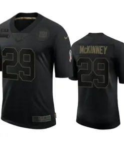 Xavier McKinney New York Giants Nike 2020 Salute to Service Limited Jersey - Black
