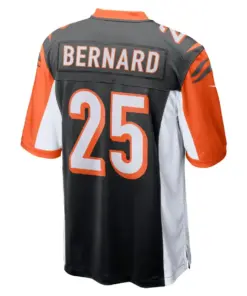 Giovani Bernard Cincinnati Bengals Nike 50th Anniversary Patch Game Jersey - Black - Image 3