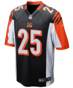 Giovani Bernard Cincinnati Bengals Nike Girls Youth Game Jersey - Black - Image 2