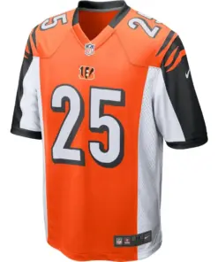 Giovani Bernard Cincinnati Bengals Nike Youth Alternate Game Jersey - Orange - Image 2