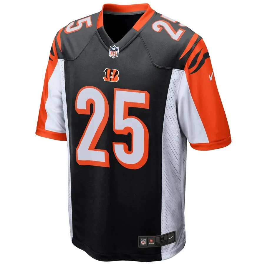 Giovani Bernard Cincinnati Bengals Nike Youth Team Color Game Jersey - Black - Image 2