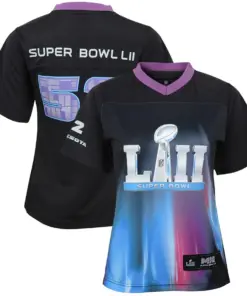 Girls Youth Super Bowl LII Nike Game Jersey - Black