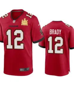GOAT Tom Brady Tampa Bay Buccaneers Nike Super Bowl LV Champions Game Jersey - Red