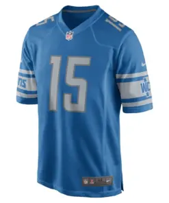 Alternative view of Golden Tate Detroit Lions Nike 2017 Game Jersey - Powder Blue