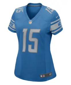 Alternative view of Golden Tate Detroit Lions Nike Women's 2017 Game Jersey - Powder Blue
