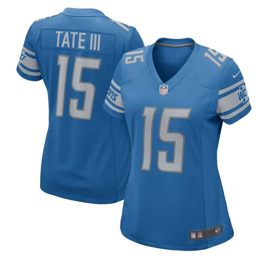 Golden Tate Detroit Lions Nike Women's 2017 Game Jersey - Powder Blue