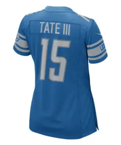 Golden Tate Detroit Lions Nike Women's 2017 Game Jersey - Powder Blue - Image 3