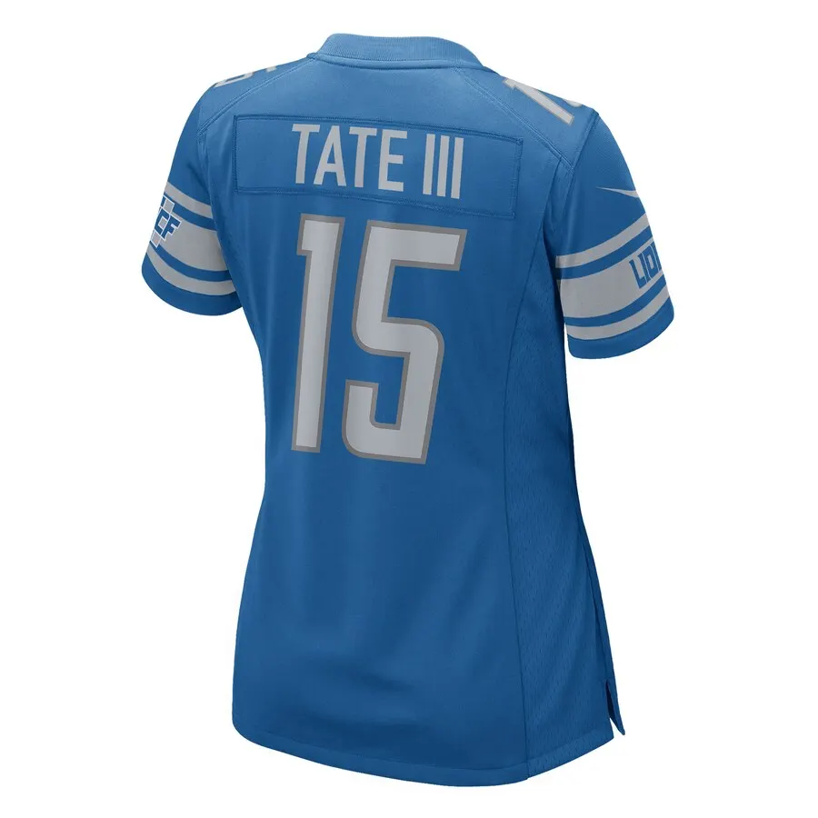 Golden Tate Detroit Lions Nike Women's 2017 Game Jersey - Powder Blue - Image 3