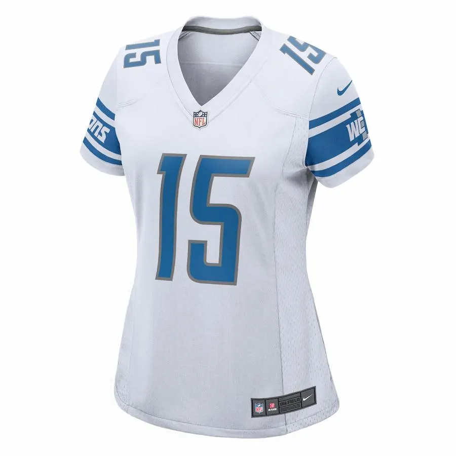 Golden Tate Detroit Lions Nike Women's 2017 Game Jersey - White - Image 2