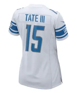 Golden Tate Detroit Lions Nike Women's 2017 Game Jersey - White - Image 3