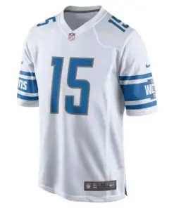 Alternative view of Golden Tate Detroit Lions Nike Youth 2017 Game Jersey - White