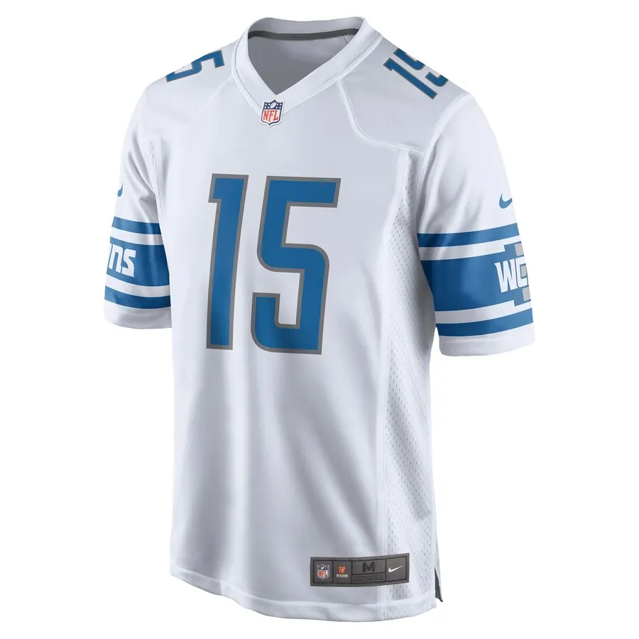 Golden Tate Detroit Lions Nike Youth 2017 Game Jersey - White - Image 2