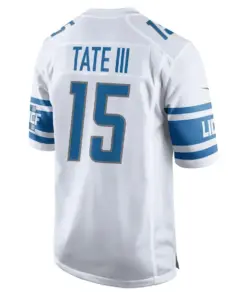 Golden Tate Detroit Lions Nike Youth 2017 Game Jersey - White - Image 3