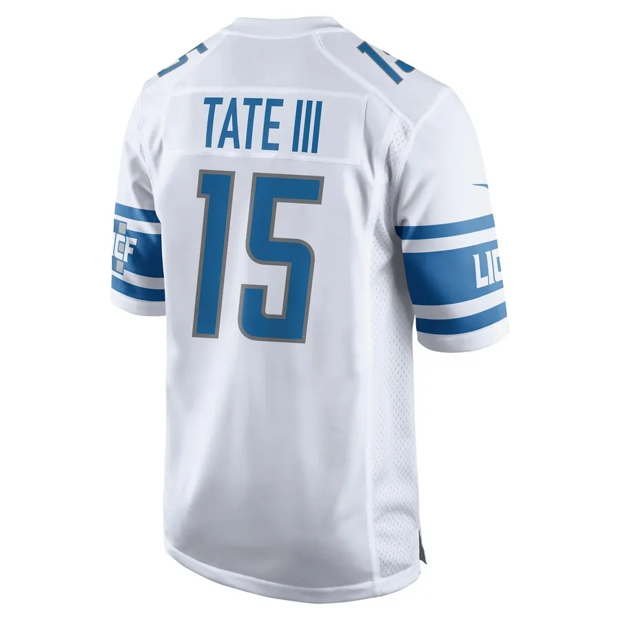 Golden Tate Detroit Lions Nike Youth 2017 Game Jersey - White - Image 3