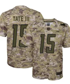 Golden Tate Detroit Lions Nike Youth Salute to Service Game Jersey - Camo