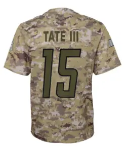 Golden Tate Detroit Lions Nike Youth Salute to Service Game Jersey - Camo - Image 3