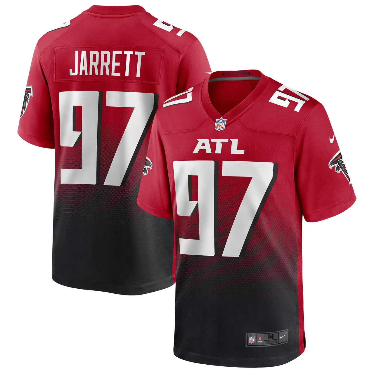 Grady Jarrett Atlanta Falcons Nike 2nd Alternate Game Jersey - Red - Image 2