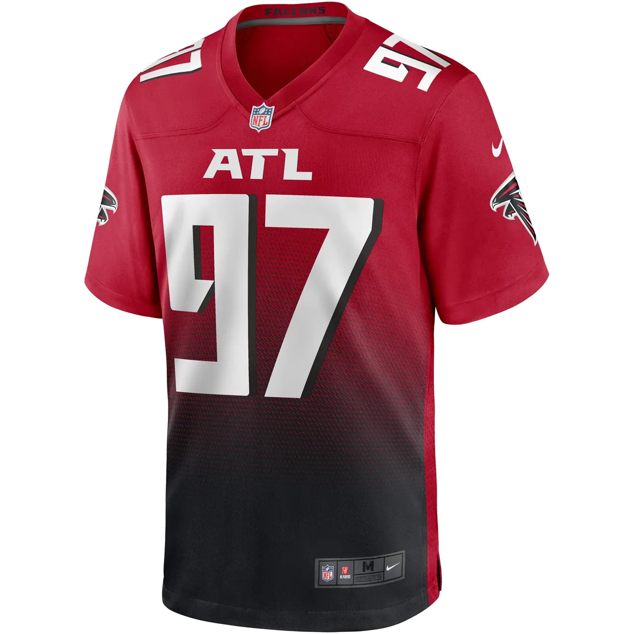 Grady Jarrett Atlanta Falcons Nike 2nd Alternate Game Jersey - Red - Image 3