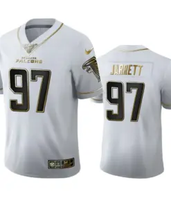 Grady Jarrett Atlanta Falcons Nike 100th Season Golden Edition Jersey - White