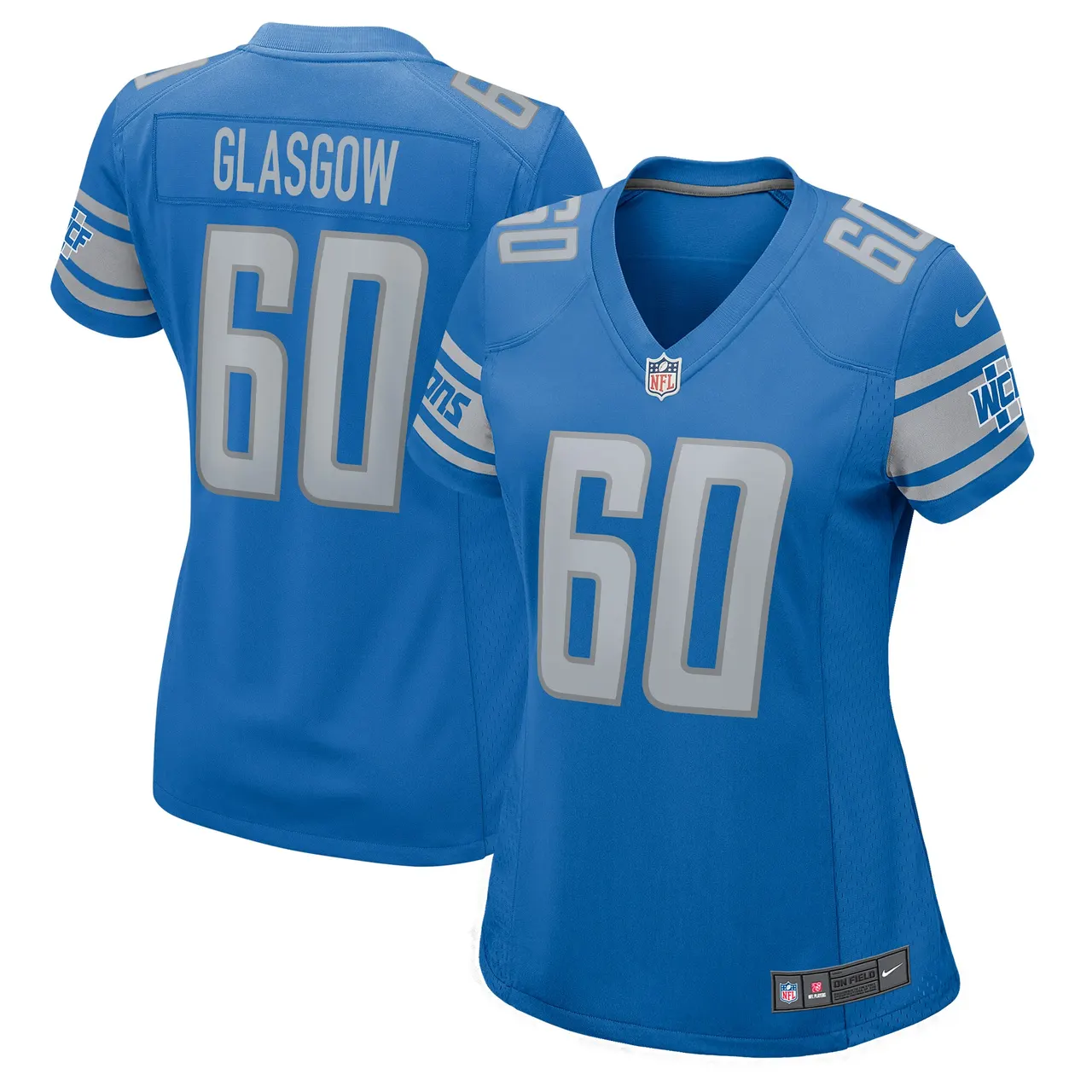 Graham Glasgow Detroit Lions Nike Women's Game Jersey - Royal Blue - Image 2