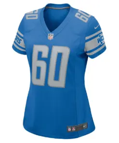 Graham Glasgow Detroit Lions Nike Women's Game Jersey - Royal Blue - Image 3