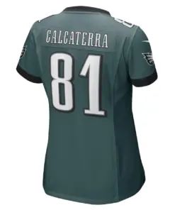 Grant Calcaterra Philadelphia Eagles Nike Women's Game Player Jersey - Midnight Green - Image 4