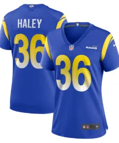 Grant Haley Los Angeles Rams Nike Women's Game Player Jersey - Royal Blue - Image 2
