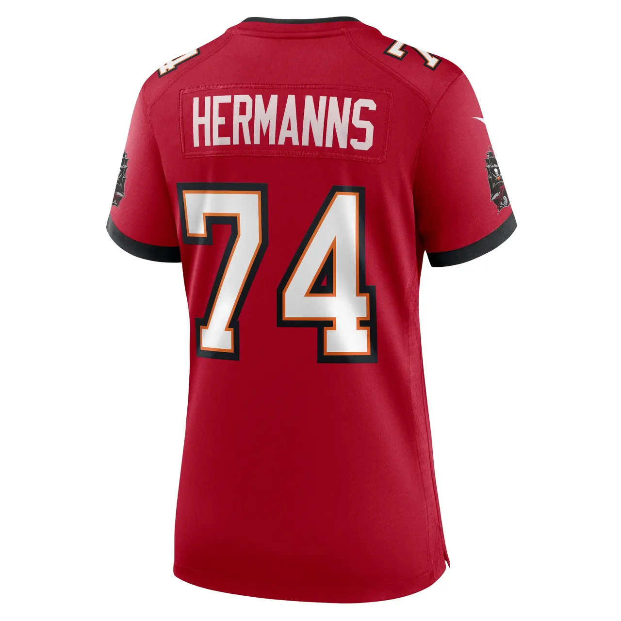 Grant Hermanns Tampa Bay Buccaneers Nike Women's Home Game Player Jersey - Red - Image 4