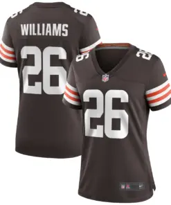 Alternative view of Greedy Williams Cleveland Browns Nike Women's Game Jersey - Brown