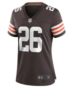 Greedy Williams Cleveland Browns Nike Women's Game Jersey - Brown - Image 3