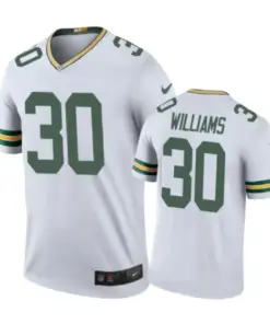 Jamaal Williams Green Bay Packers Nike Color Rush Jersey - White