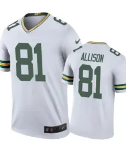 Geronimo Allison Green Bay Packers Nike Color Rush Jersey - White