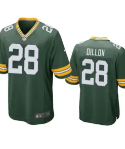 A.J. Dillon Green Bay Packers Nike 2020 NFL Draft Game Jersey - Kelly Green