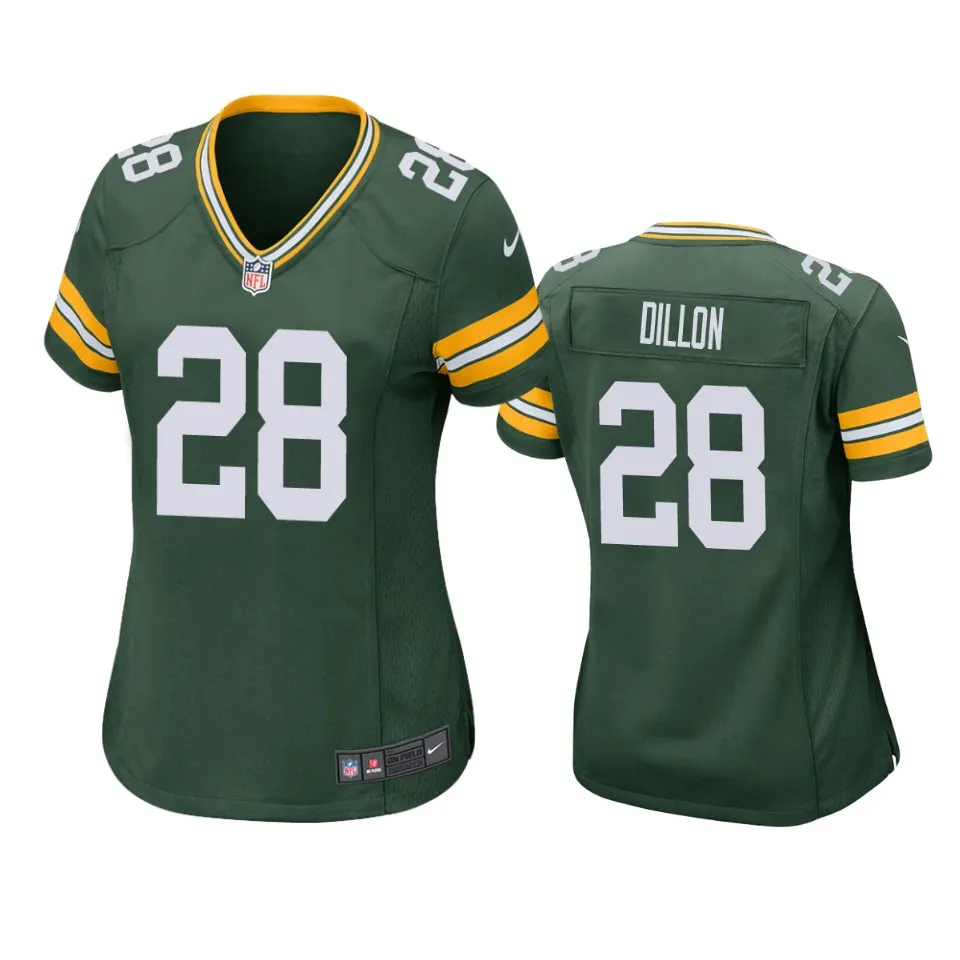 A.J. Dillon Green Bay Packers Nike Women's 2020 NFL Draft Game Jersey - Kelly Green